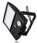 150W NextGen IV Series - Motion Sensor LED Flood Light | 22,500 Lumen, Color Selectable 30K/40K/50K, Flood Mount, Black