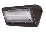 200W Durado II Series - LED Wall Pack | With Photocell, 26,000 Lumens, Semi Cut Off, 5000K, DLC Premium, Brown