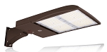 300W NextGen IV Series - LED Parking Lot Light | 277-480V, Shoebox, 45,000 Lumen, 5000K, Arm Mount, Brown