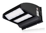 80W Rotate IV Series - LED Wall Pack | 11,400 Lumen, Color Selectable 3000K/4000K/5000K, Rotating Panels, DLC Premium 5.1, Black