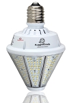 80W Oberon II Series - LED Post Top/High Bay Bulb |  Interchangeable E39/E26 Base, Reversible, 9,800 Lumens, 5000K, DLC Premium 5.1