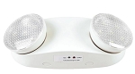 LED Emergency Lights - 2 Light Heads - 2 Watts - Battery Backup Included - Fire Resistant - 5000K - 90 Min Battery Life