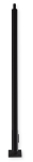 20 Foot Steel Light Pole - 5 inch Round Tube Light Pole - Tenon Top