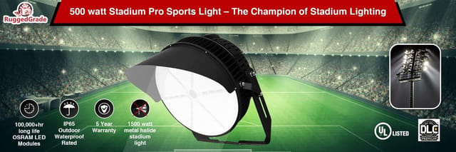 LEDs are Taking over Stadium Lighting