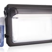100W - Elvora Series - LED Wall Pack with Photocell - Color Selectable 30K/40K/50K - Brown Housing - LED Light Expert