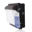 100W - Elvora Series - LED Wall Pack with Photocell - Color Selectable 30K/40K/50K - Brown Housing - LED Light Expert