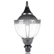 100W Marcenti Series - LED Post Top Light | Acorn Style, With Optional Photocell, Color Selectable 30K/40K/50K, Slip Fit Mount, Black