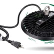 150W Acoria II Series - LED Shop Light | With Plug, 18,000 Lumens, LED High Bay UFO, 5000K, Hetria Lighting 