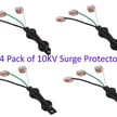4 Pack - 10KV Surge Protection  Add 10KV Surge Protection to any fixture (100-277vac)