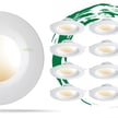 12-Pack - 15W Zelanti Series -  LED Can Light | 6 Inch, Down Light Retrofit, Color Selectable 27K/30K/35K/40K/50K
