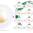 12-Pack - 22W Kalo XO Series - Commercial LED Ceiling Down Light | 6 Inch, Color Selectable 27K/30K/35K/40K/50K