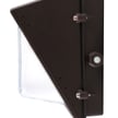 120W Durado IV Series - LED Wall Pack | With Battery Backup & Photocell, Color Selectable 30K/40K/50K, Semi Cut Off, DLC Premium 5.1, Brown