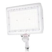 120W Kivo II Series - Motion Sensor LED Flood Light | 17,400 Lumens, 30K/40K/50K, Knuckle Mount, Cover Plate, White,  DLC Premium 5.1