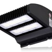 120W Rotate IV Series - LED Wall Pack | With Photocell, 17,100 Lumen, 5000K, Rotating Panels, DLC Premium 5.1, Black
