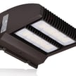 120W Rotate IV Series - LED Wall Pack | 17,100 Lumen, 5000K, Rotating Panels, DLC Premium 5.1, Brown