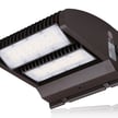 120W Rotate IV Series - LED Wall Pack | 17,100 Lumen, 4000K, Rotating Panels, DLC Premium 5.1, Brown