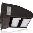 120W Rotate IV Series - LED Wall Pack | 17,100 Lumen, 4000K, Rotating Panels, DLC Premium 5.1, Brown