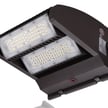 17,100 Lumen - 120 Watt Rotate III Series LED Wall Pack- 5000K - High Efficiency 140 lumen to watt - DLC Premium - Brown Housing