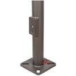 15 Foot Steel Light Pole - 4 inch Round Tube Light Pole