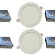 4-Pack - 15W Kalo Series - Can LED Lights | 6 Inch, CCT Selectable 30K/40K/50K, Replaces Canned or Recessed Ceiling Lights