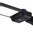 150W Revati II Series - LED Parking Lot Light | With Photocell, 21,500 Lumen, Color Selectable 30K/40K/50K, Arm Mount, Black