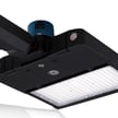 150W NextGen IV Series - LED Parking Lot Light | 277-480V, With Photocell, 22,500 Lumen, Color Selectable 30K/40K/50K, Slip Fit, Black