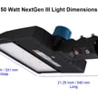 150W NextGen III Series - LED Parking Lot Light | 21,000 Lumen, 5000K, Slip Fit Mount, With photocell