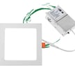 15W Kalo RD Series - LED Recessed Can Light with Junction Box | 6 Inch, Slim Square Design, Color Selectable 27K/30K/35K/40K/50K