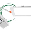 8-Pack - 15W Kalo RD Series -  LED Recessed Can Light with Junction Box | 6 Inch, Slim Square Design, Color Selectable 27K/30K/35K/40K/50K