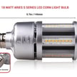 18W Aries S Series - LED Corn Bulb | E26, 2,430 Lumens, 3000K, Built-in 6KV Surge