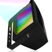 200W Verico III Series - RGB LED Flood Light | 16,000 Lumens, Pro-Grade RGB Brilliant Red, Green, Blue, Black Housing