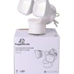 20 Watt - Turin II Series LED Security Light - LED Motion Sensor Flood Light - White - 2400 Lumen -  240 Degree Sensor - 5000K