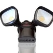 20 Watt - Turin II Series LED Security Light - LED Motion Sensor Flood Light - Bronze color / Brown- 2,400 Lumen - 270 Degree Sensor