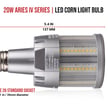20W Aries IV Series - LED Corn Bulb | E26, Wattage Selectable, 3,000 Lumens, 5000K