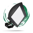 240W Luri Series - LED Flood Light | 34,800 Lumens, 5000K, Yoke Mount, Hetria Lighting