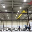  240 Watts - Sosen CNL  Series Driver - 120-277V - LED Power Supply for High Bay UFO's - Dimmable