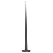 15 Foot Steel Light Pole - 4 inch Round Tube Light Pole