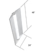 2x4 Feet LED Troffer - 30/40/50/60/72 Watt - Color Selectable 3500K/4000K/5000K - With Motion Sensor -  9,400 Lumen - 4-Pack