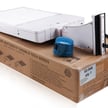 300W NextGen IV Series - LED Parking Lot Light | 277-480V, Shoebox with Photocell, 45,000 Lumen, Color Selectable 30K/40K/50K, Arm Mount, White