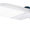 300W NextGen IV Series - LED Parking Lot Light | 277-480V, Shoebox with Photocell, 45,000 Lumen, Color Selectable 30K/40K/50K, Arm Mount, White