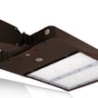 300W NextGen IV Series - LED Parking Lot Light | Shoebox, 45,000 Lumen, Color Selectable 30K/40K/50K, Arm Mount, Brown