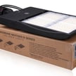 300W NextGen IV Series - LED Parking Lot Light | With Photocell, 45,000 Lumens, Color Selectable 30K/40K/50K, Slip Fit, DLC Premium, Black
