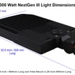 300W NextGen III Series - LED Parking Lot Light | 277-480V, 42,000 Lumens, Slip Fit Mount, Shoebox, Dimmable, Black Housing
