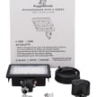 30W Kivo II Series - LED Flood Light | With Motion Sensor & Junction Box, 4,350 Lumens, Color Selectable 30K/40K/50K, Knuckle Conduit Mount, DLC Premium 5.1