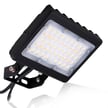 30W Kivo II Series - LED Flood Light | With Photocell, 4,350 Lumens, Wattage & Color Selectable 30K/40K/50K, Yoke Mount, DLC Premium 5.1