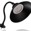 50W Overo X Series - LED Gooseneck Wall Light | With Photocell, 5,500 Lumens, Color Selectable 30K/40K/50K, Bronze