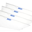 4 Pack - 2x4ft 72W LED Panel Light - Motion Sensor Ready - Fortora Series - 8,900 Lumens - Color Selectable 35K/40K/50K/57K/65K - LED Light Expert