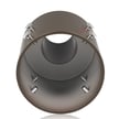 Tenon Adapter | For 4 inch Round Pole, Light Pole Adapter for Slip Fit, Brown