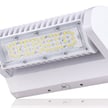 40W Rotate IV Series - LED Wall Pack | 5,700 Lumens, Color Selectable 30K/4000K/50K, Rotating Panels, DLC Premium 5.1, White