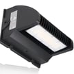 40W Rotate IV Series - LED Wall Pack | 5,800 Lumen, Color Selectable 30K/40K/50K, Rotating Panels, DLC Premium 5.1, Black